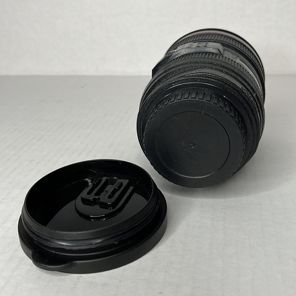 SLR Camera Lens Travel Mug Camera‎ Lens Coffee 12 oz. Mug with Lid - Picture 4 of 6